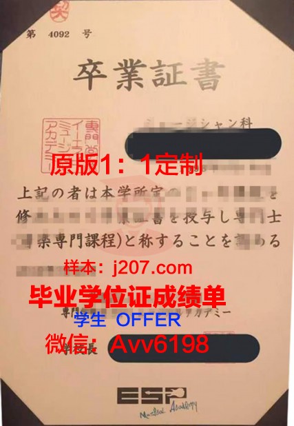 国际情报商务专门学校本科毕业证：开启全球化商业新篇章