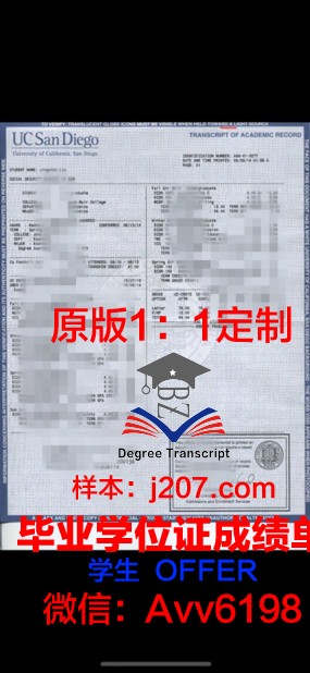 国际大学毕业证成绩单(国外本科成绩单)