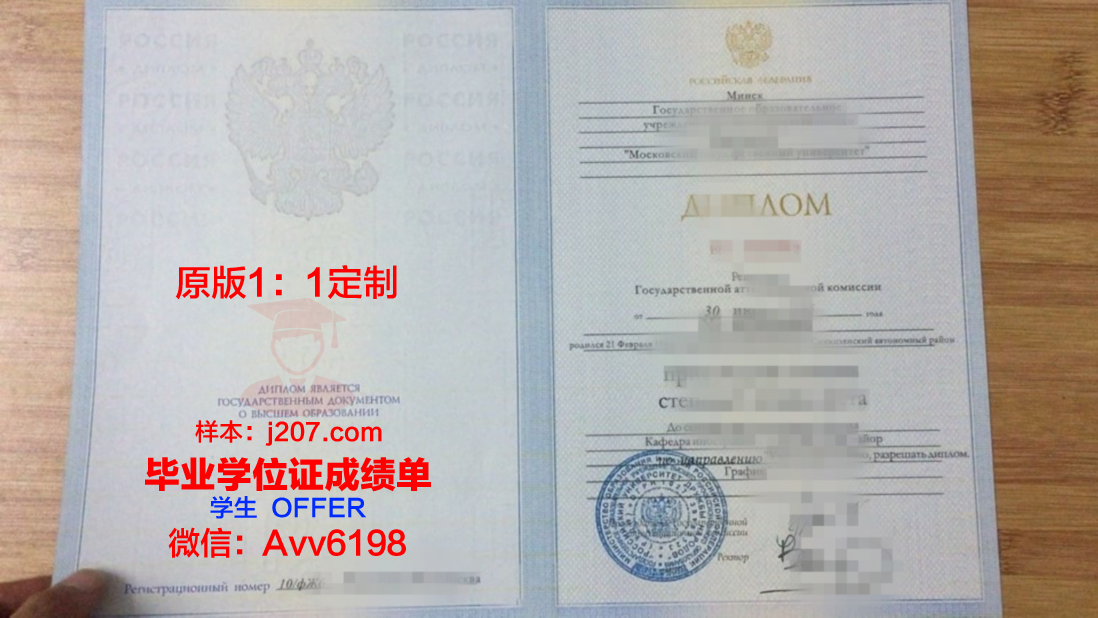 俄罗斯亚美尼亚(斯拉夫)大学毕业证案例